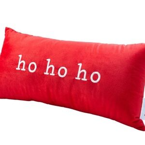 Jillian Harris Canvas Collection red velvet pillow